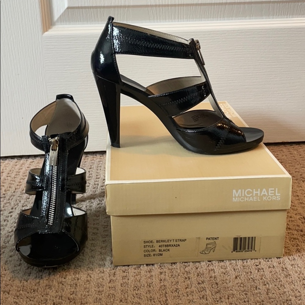 Michael Kors Berkley T-Strap Heels